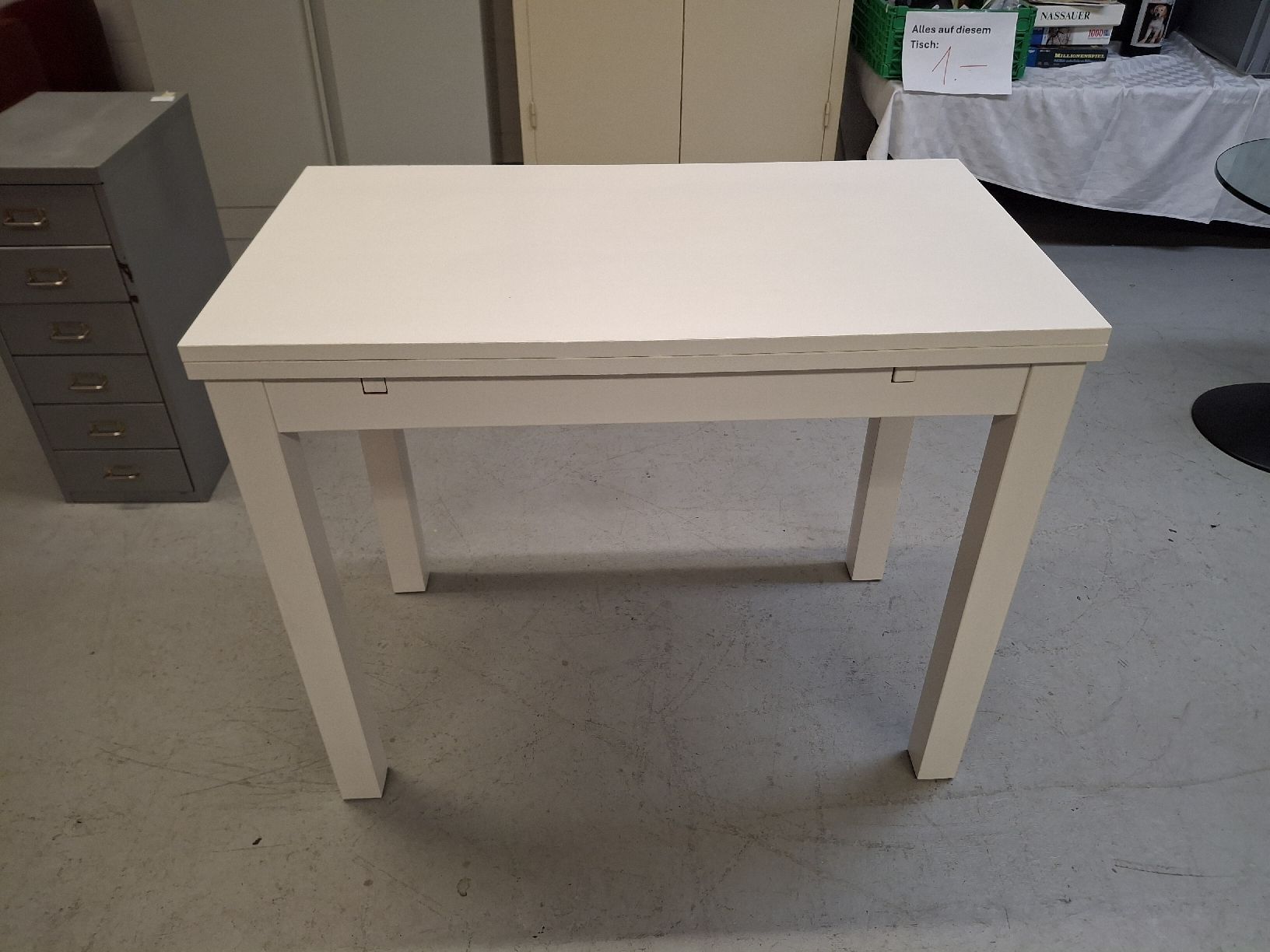 Ikea Bjursta Esstisch, ausziehbar 90x50 cm (Gebraucht) in Fislisbach für CHF 39 – nur Abholung auf Ricardo kaufen