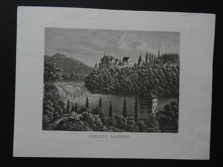 Gravures: Schloss Laufen Rheinfall – D'occasion à Risch par Rischli15
