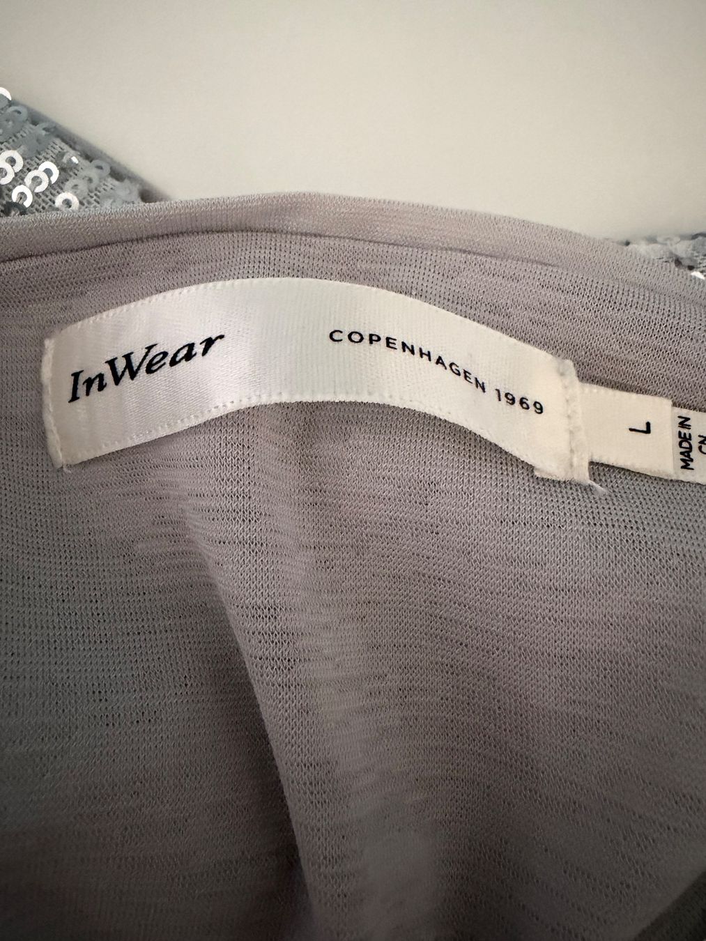 Top: Inwear Glitzer Top Gr L – Usato da Lohn SH venduto da mathea 1