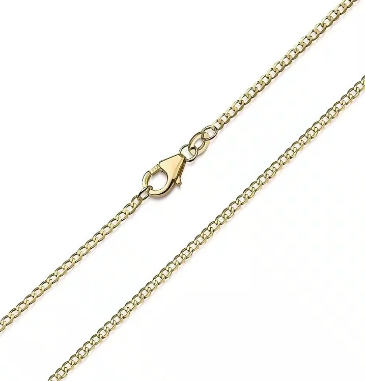 Catenine: Goldkette Damen Panzerkette Echtgold – Nuovo e nell'imballaggio originale da Hemmental venduto da Fantasie1 2
