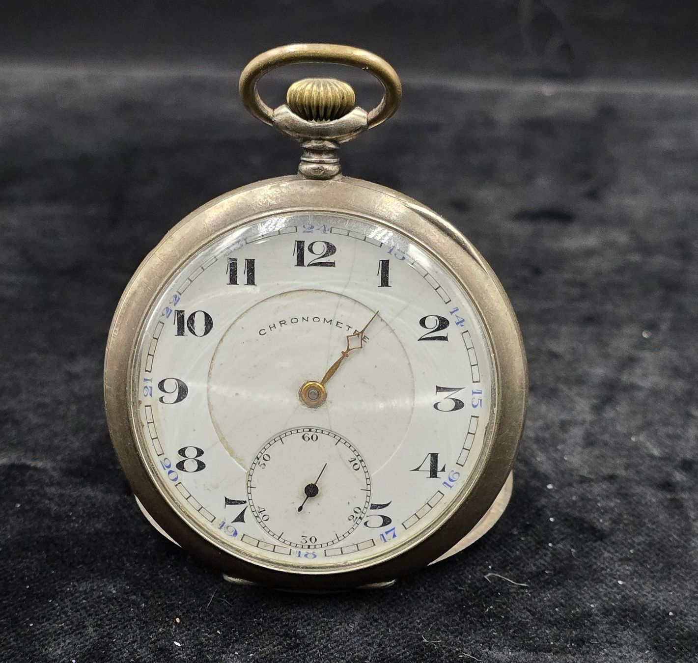 Uhren: Taschenuhr 800er Silber Chronometer – Gebraucht aus Rorschacherberg von snOOpydOg11 9