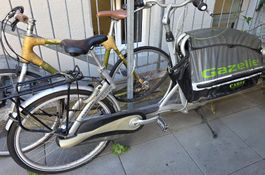 Gazelle Cabby Lastenfahrrad silber akzeptabler Zustand 