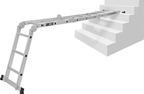 Leitern: MultimaticLeiter 4x3 Spr. ca. 4.5m Arbeitshöhe NEUWERTIG – Neu (gemäss Beschreibung) aus Oftringen von alurollgerueste 2