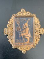 Fasnacht Basel ZUGSPLAKETTE Kupfer 1928 ***