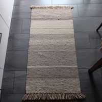 Tappeto scendiletto 140cm x 70 cm Pura lana doubleface