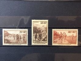 Sports et Loisirs PTT 1937 Neufs**