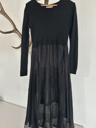 Twin Set by Simona Barbieri M Langer Kleid schwarz
