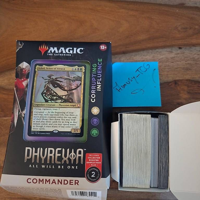 Magic The Gathering Carte collezionabili: MTG Magic Phyrexia Commander - Corrupting Influence OUVERT – Usato da Biel/Bienne venduto da Amusy_TCG