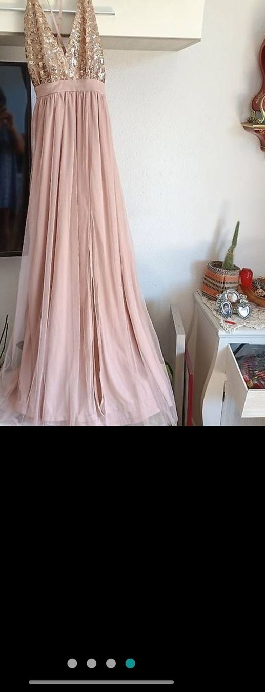 Vestiti & Gonne: Abito da sera rosa con paillettes taglia S – Usato da Lugano venduto da ycd_rv8h 2