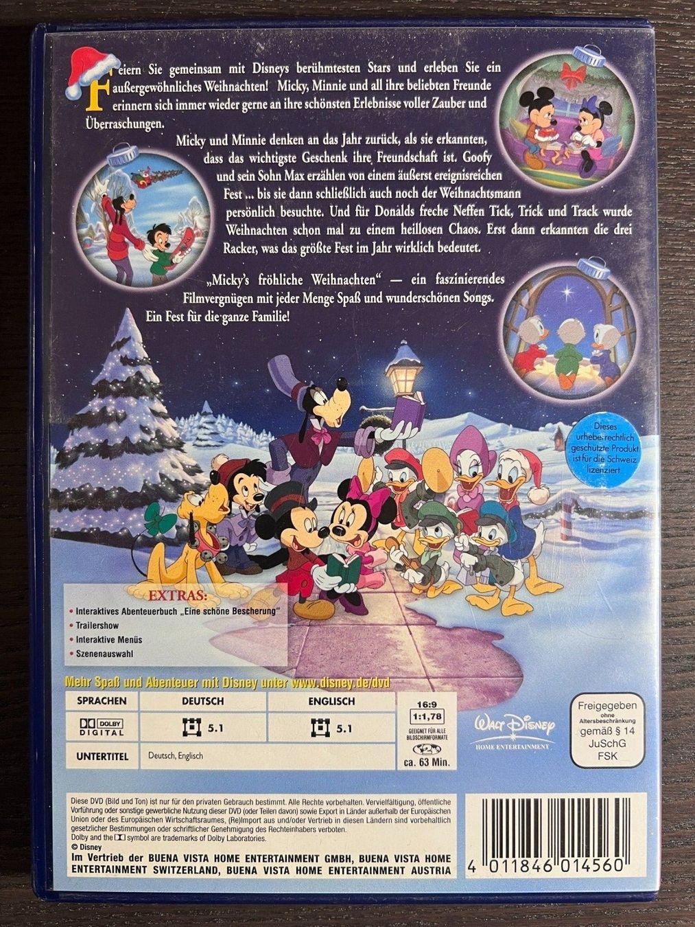 Tutti i DVDs: Mickys fröhliche Weihnachten – Usato da Zürich venduto da FilmFreunde 1