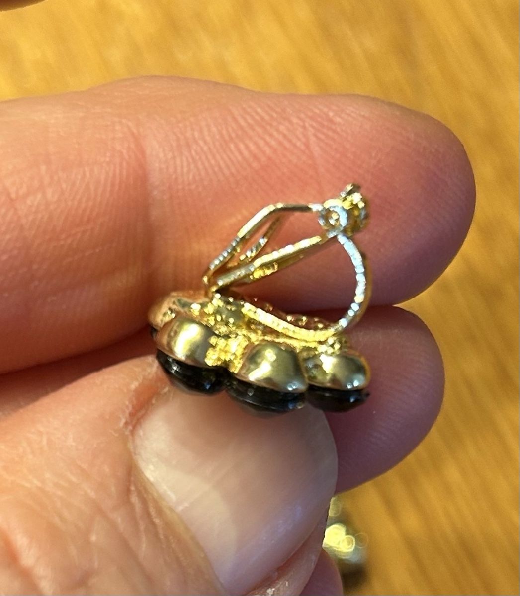 Catenine: Modeschmuck Halskette mit Ohrclips – Nuovo (secondo la descrizione) da Lengnau AG venduto da Mefari 5