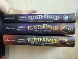 Flüsterwald by Andreas Suchanek, Hardcover Books #2,3,4