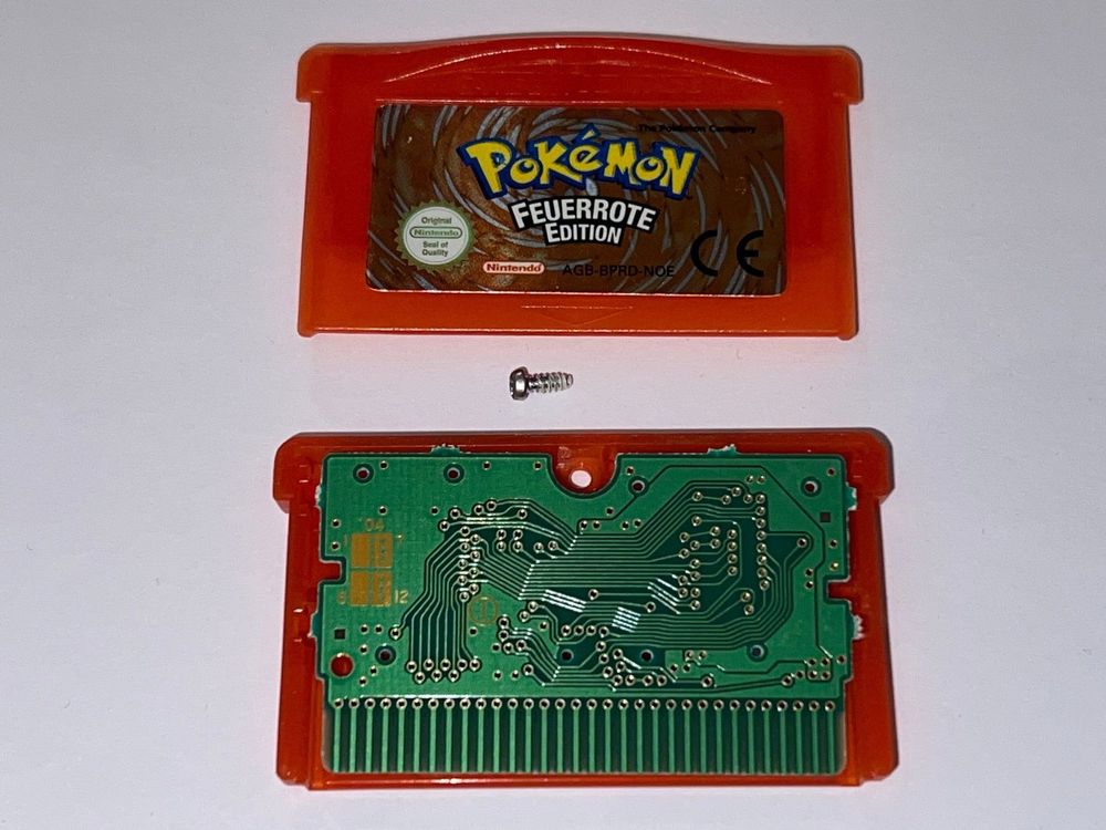 GBA Spiel Pokémon Feuerrote Edition / Pokemon Feuerrot Kaufen auf