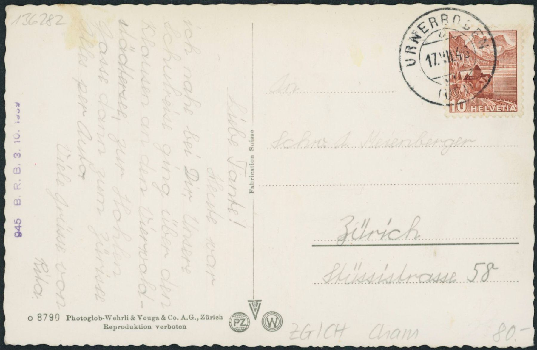 Cartes postales: ZG Cham – D'occasion à Schindellegi par leecollect 1