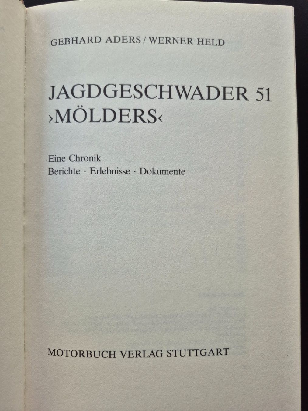 Libri: Jagdgeschwader 51 "Mölders" – Usato da Balsthal venduto da Jamamoegg