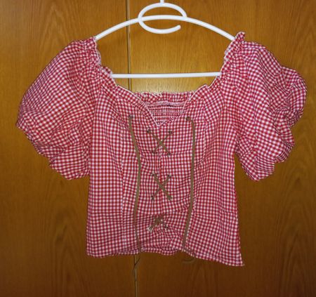 neu & ungetragen: Bluse rot karriert