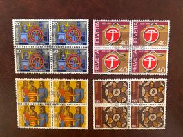 1981 Sonderpostmarken II 4erblock ET-Stempel