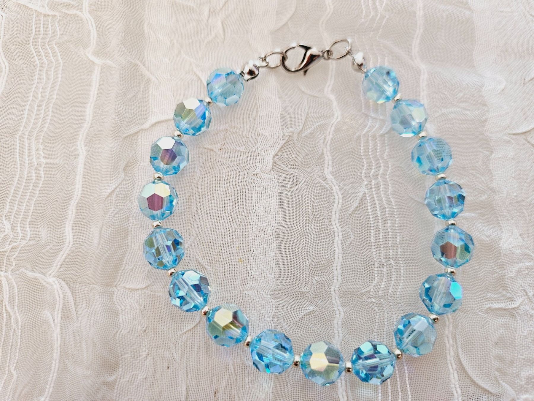Bracciali & Braccialetti: Armkette aus swarovski perlen – Nuovo (secondo la descrizione) da Dietikon venduto da Eleda 1