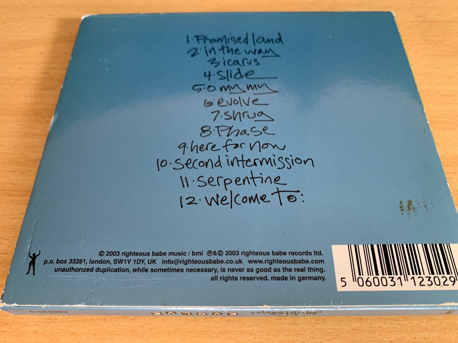 CD: Ani DiFranco – Evolve – Usato da Rikon im Tösstal venduto da Alpenmutz 1