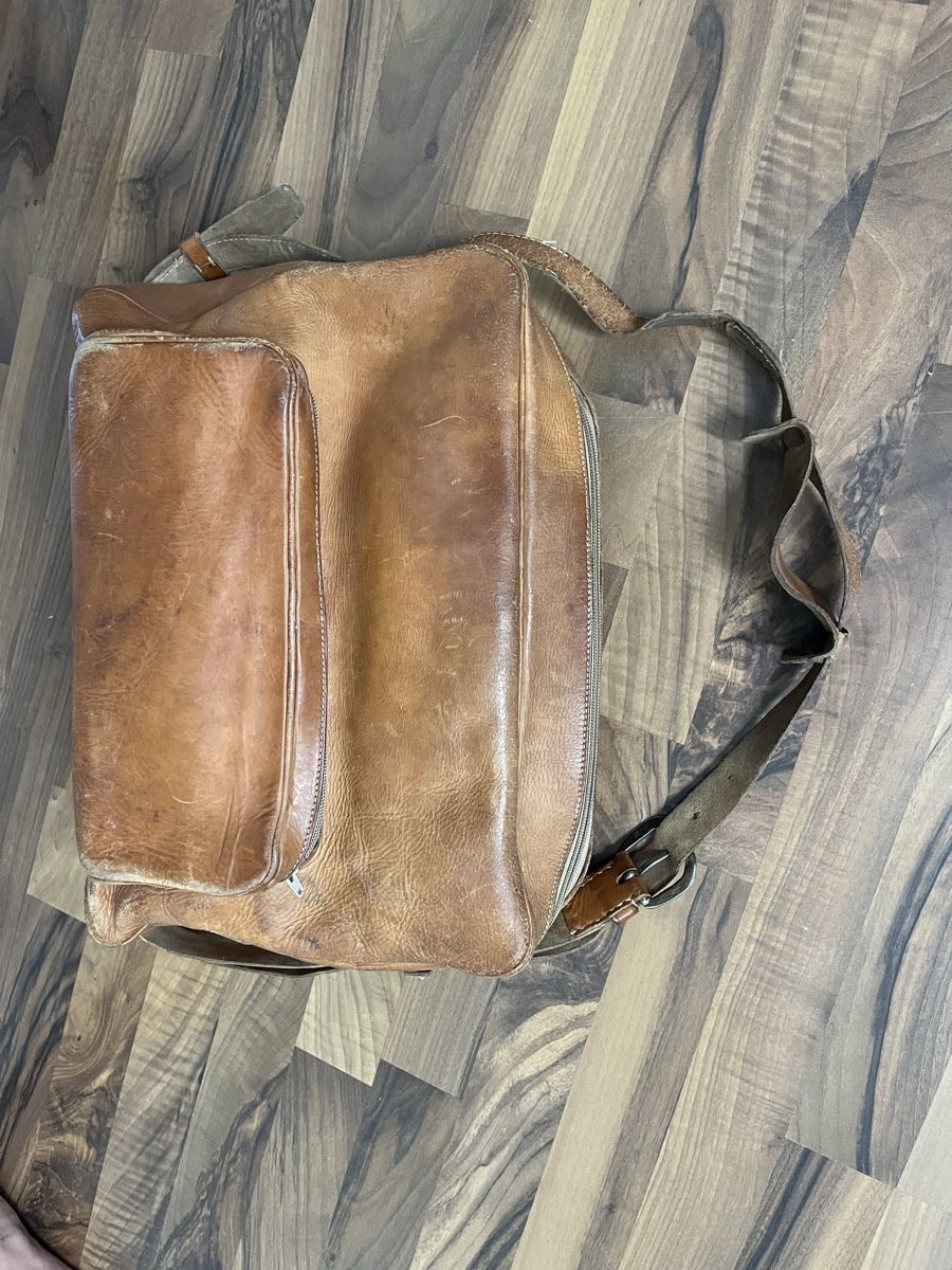 Borse: Vintage Ledertasche, hellbraun, – Usato da Grenchen venduto da elr_rwk7 4