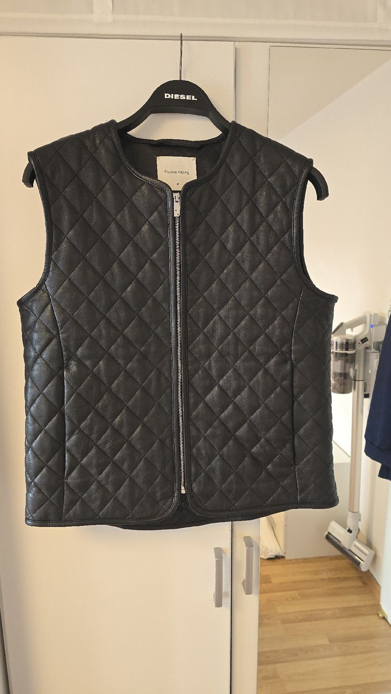Gilet & Giacche: filling pieces leder weste – Nuovo (secondo la descrizione) da Amriswil venduto da newschweiz 1