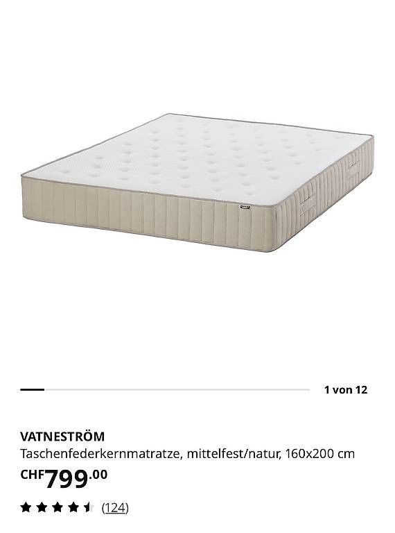 Materassi: IKEA Matratze – Usato da Zürich venduto da Kahrasez