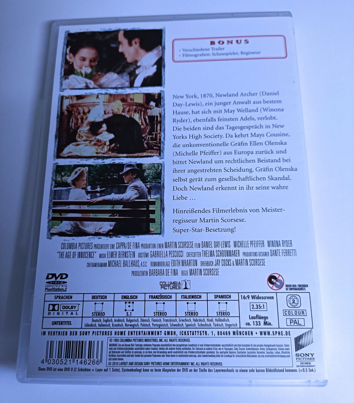 Tutti i DVDs: Zeit der Unschuld | DVD – Usato da Köniz venduto da Movieportal007 1