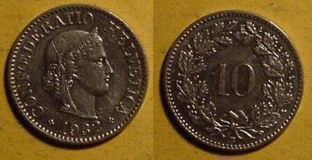 Tutti le monete: 10 Rappen 1932 – Usato da Allschwil venduto da Coinfreak