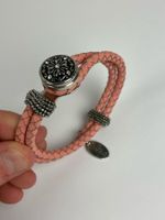 Naccari Lederarmband Rosé Perlmutt Magnetverschluss