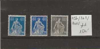 Tutti i francobolli: timbre 156 - 161 - 141 TOP** – Nuovo (secondo la descrizione) da Sorvilier venduto da carose01