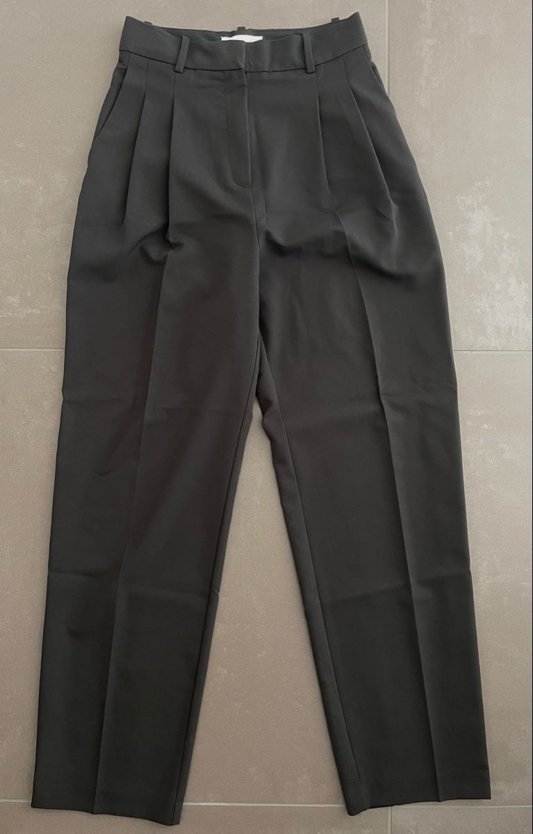 Mango Pantaloni: schwarze Stoffhose – Nuovo (secondo la descrizione) da Hirzel venduto da jan_vqt5