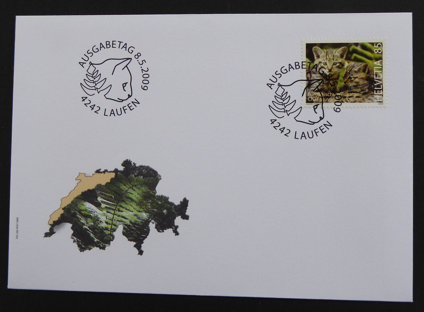 Alle Briefmarken: 2009 - CH - Znr. 1313 / Einzelwert - FDC - ES - 08.05.2009 – Gebraucht aus Holziken von Cindy003