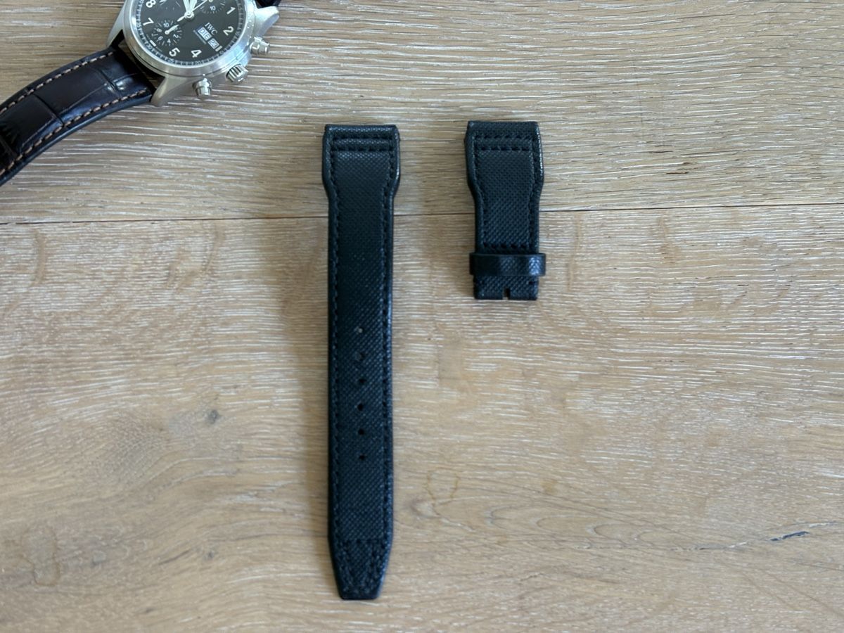 IWC Bracciali & Braccialetti: IWC Canvas-/Nylon Band 22mm – Usato da Maennedorf venduto da Petraam