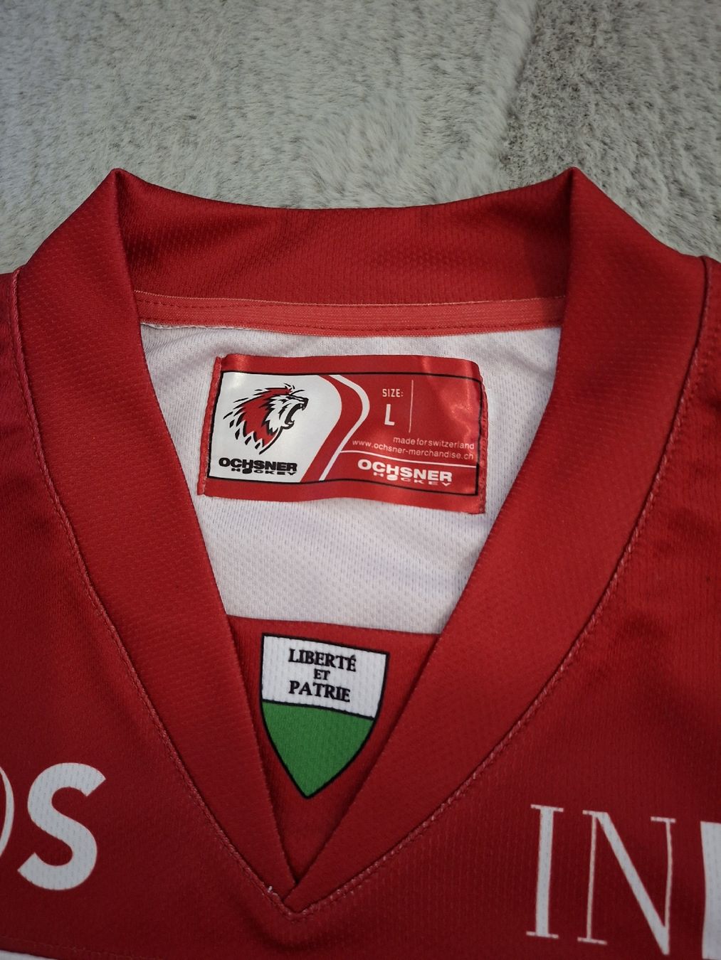 Lausanne Hockey Club Canottiere & Pantaloni: Maillot hockey LHC taille L  – Usato da Renens VD venduto da ser_j2fn 2