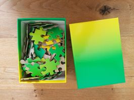 Puzzle Gradient "Farbverlauf grün zu gelb", 100 Teile