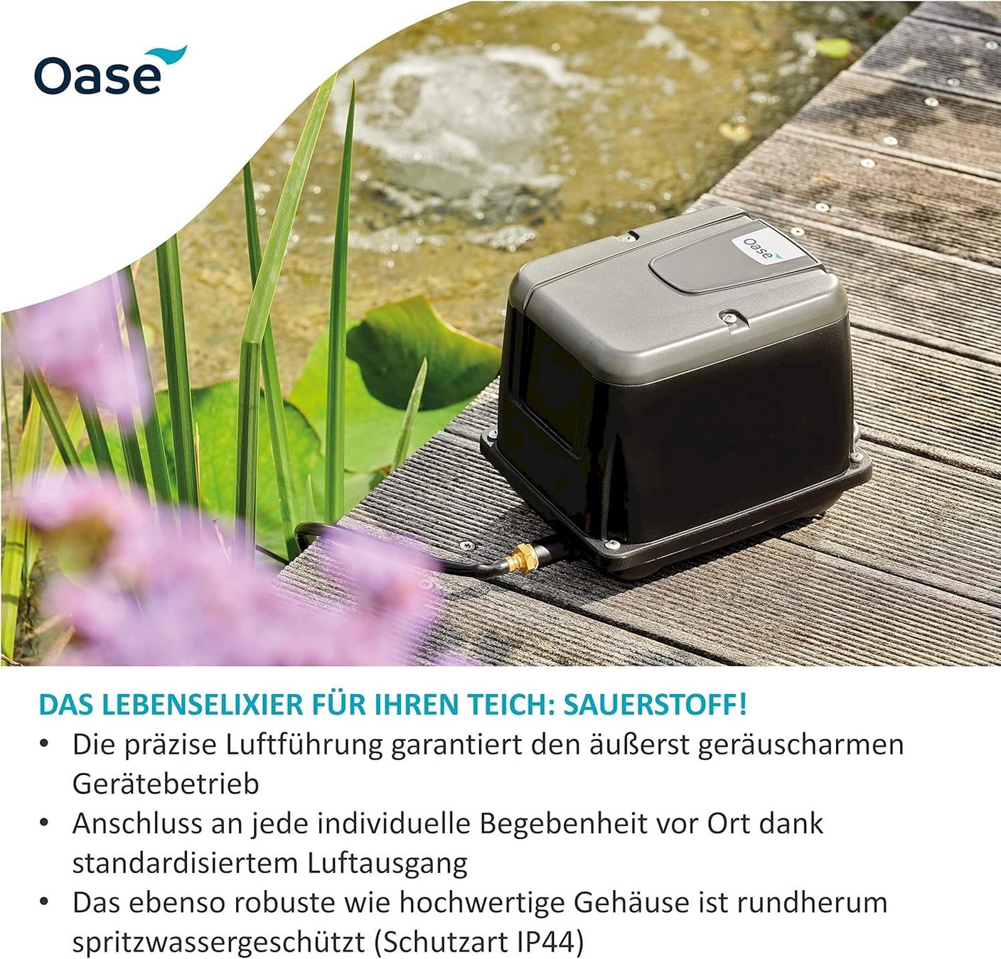 Etangs & Fontaines déco.: Oase AquaOxy 7500 Teichbelüfter – Neuf avec emballage d'origine à Bottighofen par zaap 1