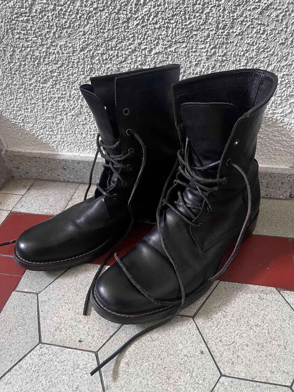 Scarpe da uomo: Lederstiefel Gr.43 – Usato da Zürich venduto da Mailfree 1