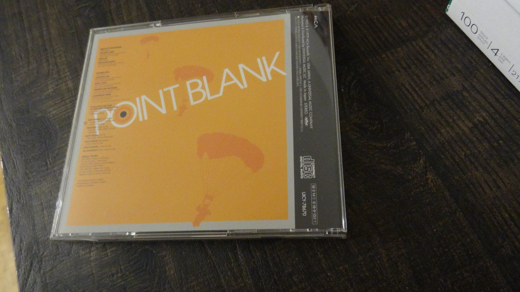 CDs: Point Blank - Airplay CD JAPAN IM PORT – Gebraucht aus Olten von Disc-Ausverkauf 2