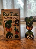 Rat Fink Bobbing Head Figur auf 8 Ball mit Originalbox