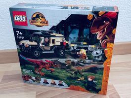 Lego Jurassic 76951 Pyroraptor & Dilophosaurus Transport