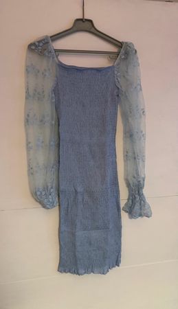 Festliches Sommerkleid mit floraler Spitze, Gr. S