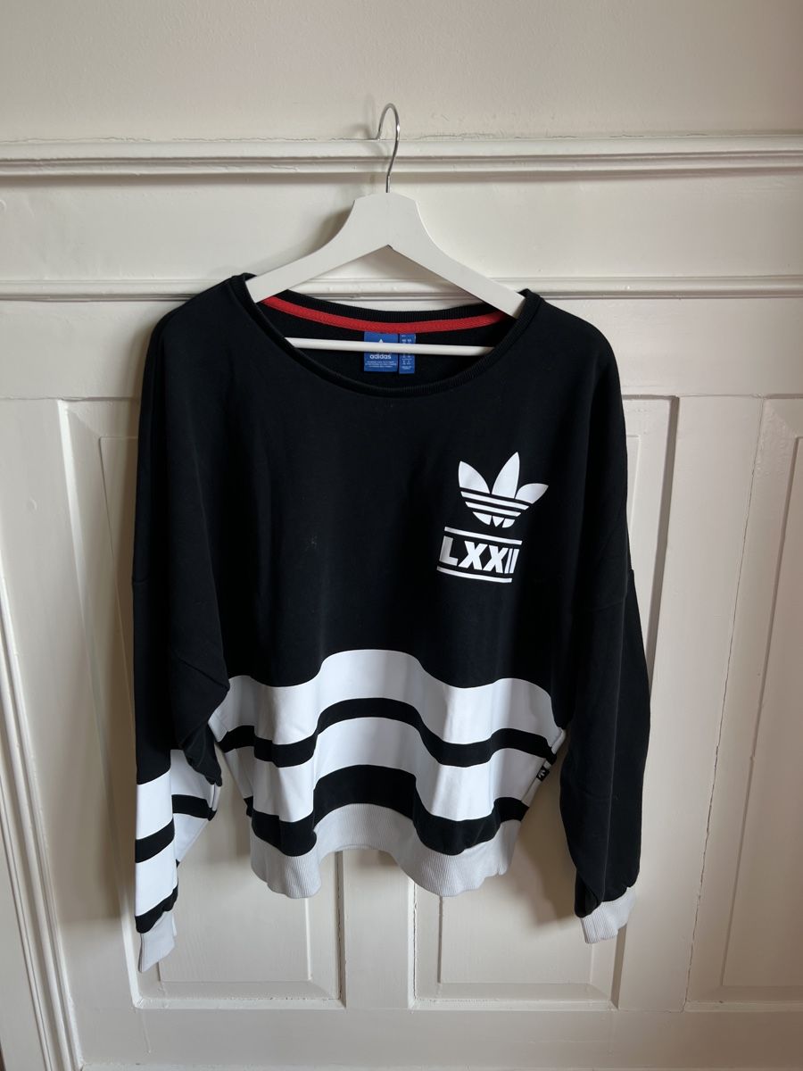 Adidas Maglioni & Felpe: Adidas Sweatshirt Black/White, Size S / 38 – Usato da Zürich venduto da Mirouch 3