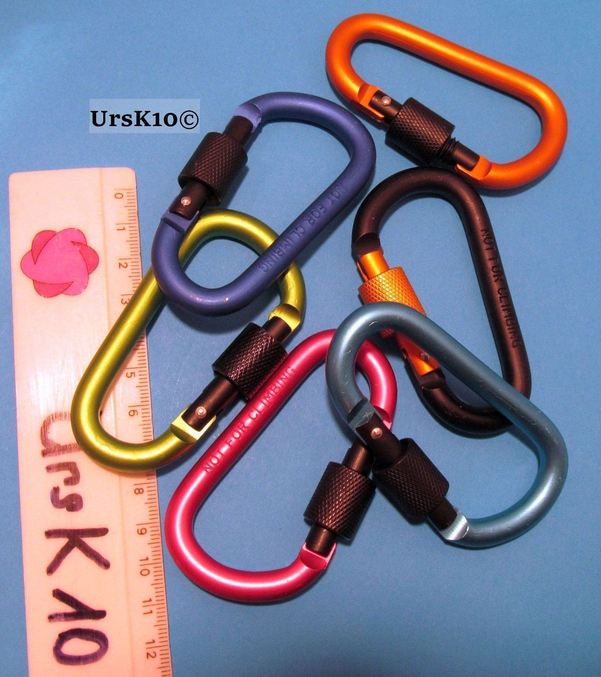 Attrezzatura da arrampicata: NEUE Karabiner mit Gewinde Gr. 80 mm 3 Stück – Nuovo e nell'imballaggio originale da St. Margarethen TG venduto da ursk10 1