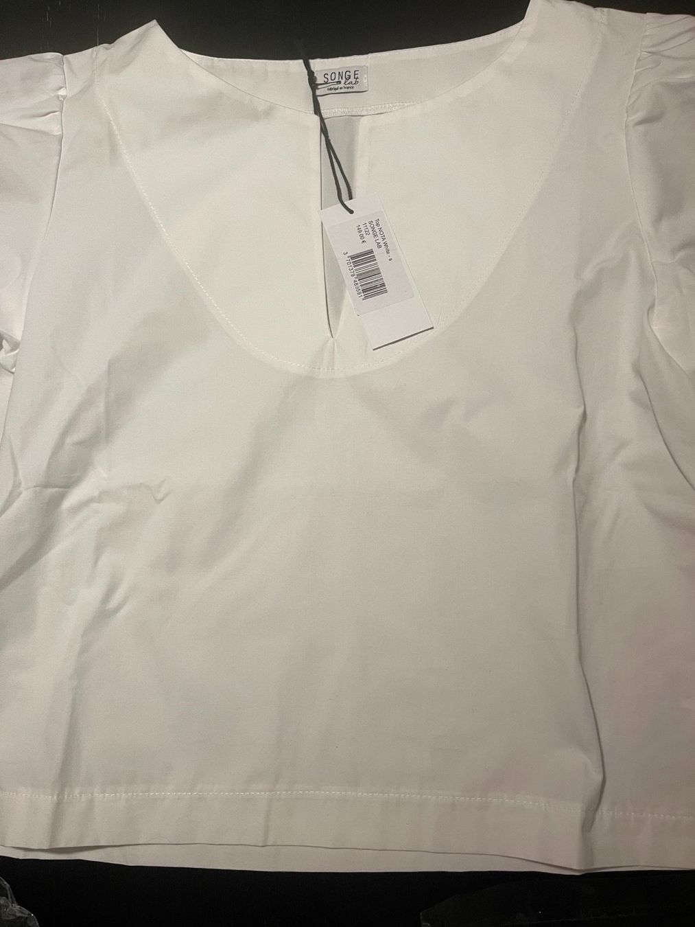 Camicette: Songe Lab blouse Nota White – Nuovo e nell'imballaggio originale da Lausanne venduto da ft79 1
