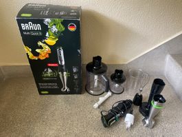 Braun Stabmixer Multi Quick 9: Top Zustand, viel Zubehör!