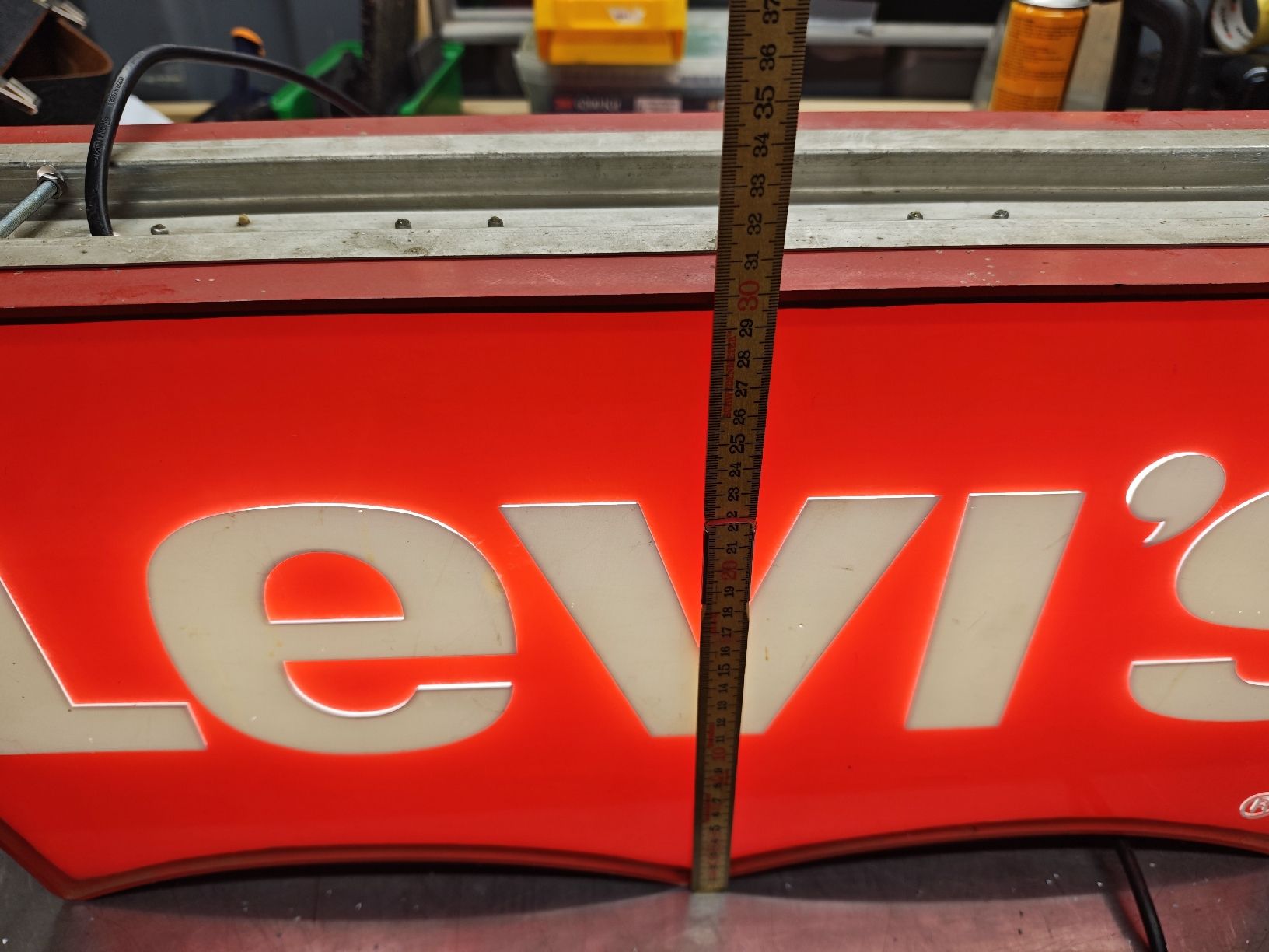 Alle Dekorationen: Retro Leuchtreklame Levi's – Gebraucht aus Kriens von Dodo84 3