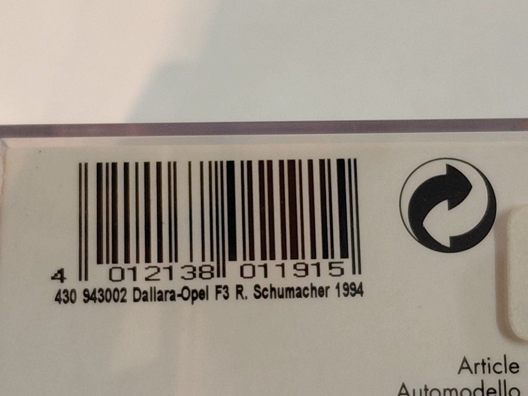Minichamps Modellautos: OPEL Formel 3 – Gebraucht aus Bern von ascona43 1