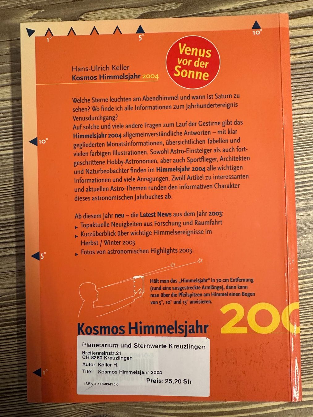 Livres: Kosmos Himmeljahr 2004 – D'occasion à Zihlschlacht par Padi27 1