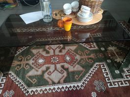 table en verre