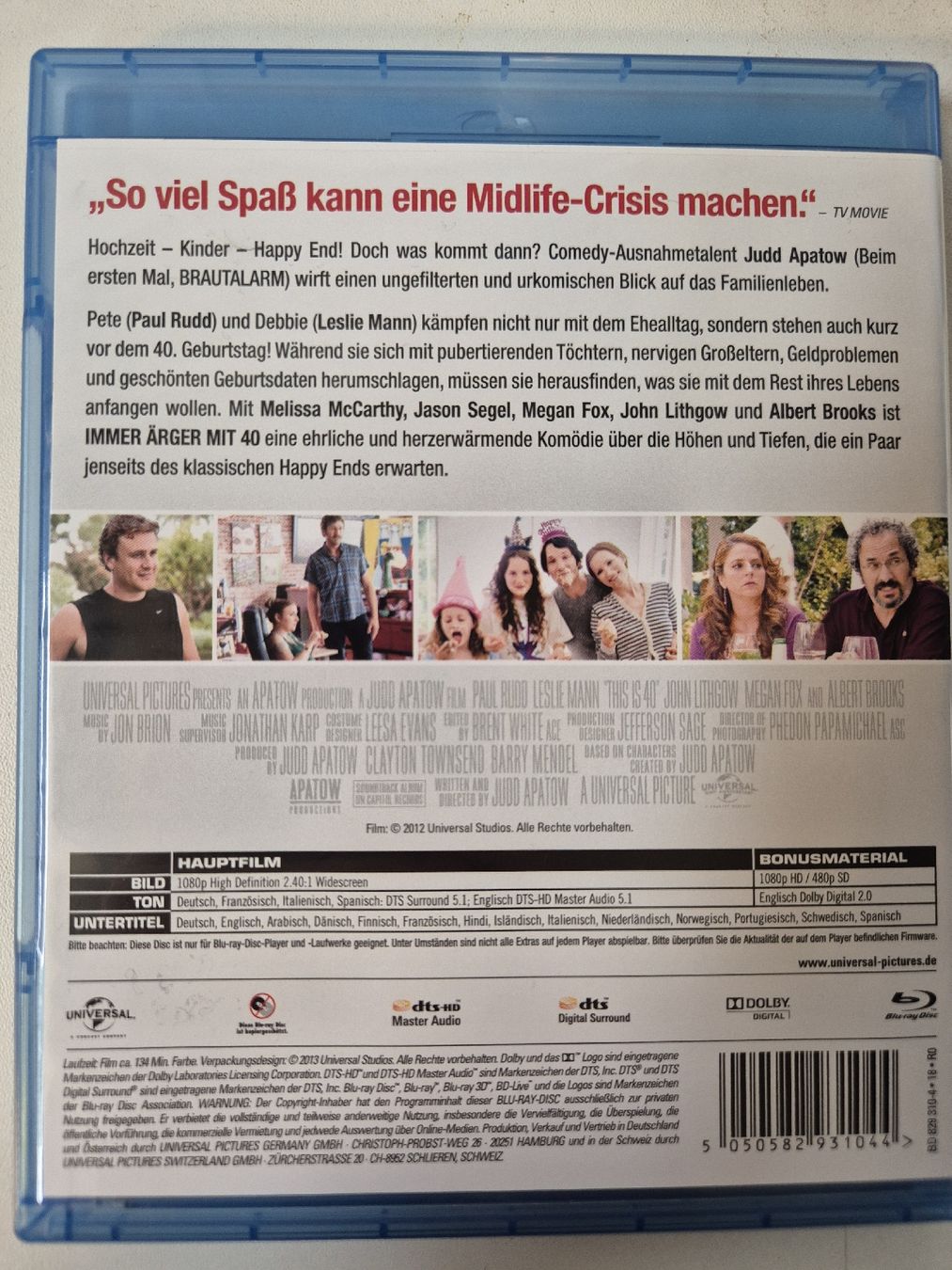 Tutti i DVDs: Immer Ärger mit 40 Blu-Ray – Usato da Lindau venduto da Hammy0740 1